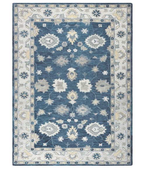 Rugs Town Napoli Blue NP1020 9 ft. X 12 ft. Rectangle Rug