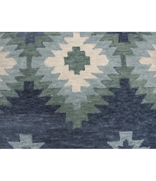 Rugs Town Napoli Blue Rug NP1024 9 ft. X 12 ft. Rectangle - Rugs Town Rugs Town Napoli Blue NP1024 9 ft. X 12 ft. Rectangle Rug