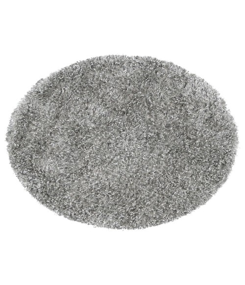 Rugs Town Pearl Grey PE1001 3 ft. X 3 ft. Round Rug