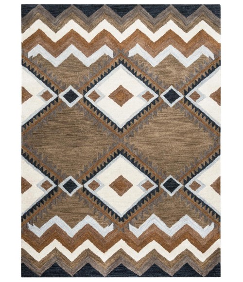 Rugs Town Pueblo Brown Rug PU1003 5 ft. X 8 ft. Rectangle - Rugs Town Rugs Town Pueblo Brown PU1003 5 ft. X 8 ft. Rectangle Rug