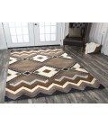 Rugs Town Pueblo Brown Rug PU1003 5 ft. X 8 ft. Rectangle - Rugs Town Rugs Town Pueblo Brown PU1003 5 ft. X 8 ft. Rectangle Rug