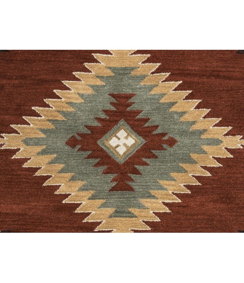 Rugs Town Ryder Rust Rug RY1000 3 ft. X 5 ft. Rectangle - Rugs Town Rugs Town Ryder Rust RY1000 3 ft. X 5 ft. Rectangle Rug