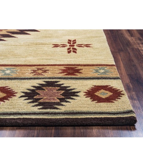Rugs Town Ryder Khaki Rug RY1002 8 ft. X 8 ft. Round - Rugs Town Rugs Town Ryder Khaki RY1002 8 ft. X 8 ft. Round Rug