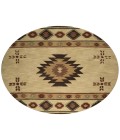 Rugs Town Ryder Khaki Rug RY1002 8 ft. X 8 ft. Round - Rugs Town Rugs Town Ryder Khaki RY1002 8 ft. X 8 ft. Round Rug