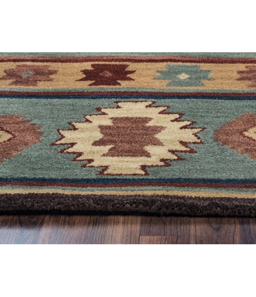 Rugs Town Ryder Grey Blue Rug RY1003 3 ft. X 5 ft. Rectangle - Rugs Town Rugs Town Ryder Grey Blue RY1003 3 ft. X 5 ft. Rectangle Rug
