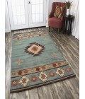 Rugs Town Ryder Grey Blue Rug RY1003 3 ft. X 5 ft. Rectangle - Rugs Town Rugs Town Ryder Grey Blue RY1003 3 ft. X 5 ft. Rectangle Rug