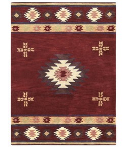 Rugs Town Ryder Burgundy RY1004 9 ft. X 12 ft. Rectangle Rug