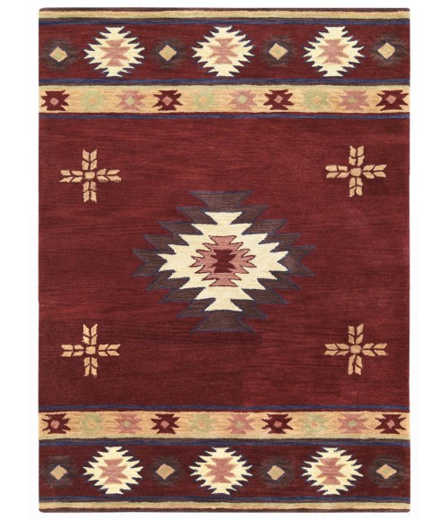 Rugs Town Ryder Burgundy Rug RY1004 8 ft. X 10 ft. Rectangle - Rugs Town Rugs Town Ryder Burgundy RY1004 8 ft. X 10 ft. Rectangle Rug