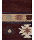 Rugs Town Ryder Burgundy Rug RY1004 8 ft. X 8 ft. Round - Rugs Town Rugs Town Ryder Burgundy RY1004 8 ft. X 8 ft. Round Rug