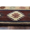 Rugs Town Ryder Burgundy Rug RY1004 8 ft. X 8 ft. Round - Rugs Town Rugs Town Ryder Burgundy RY1004 8 ft. X 8 ft. Round Rug