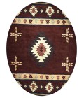 Rugs Town Ryder Burgundy Rug RY1004 8 ft. X 8 ft. Round - Rugs Town Rugs Town Ryder Burgundy RY1004 8 ft. X 8 ft. Round Rug