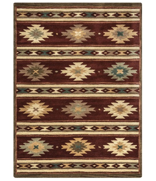 Rugs Town Ryder Burgundy Rug RY1005 5 ft. X 8 ft. Rectangle - Rugs Town Rugs Town Ryder Burgundy RY1005 5 ft. X 8 ft. Rectangle Rug