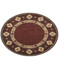 Rugs Town Ryder Burgundy Rug RY1006 10 ft. X 10 ft. Round - Rugs Town Rugs Town Ryder Burgundy RY1006 10 ft. X 10 ft. Round Rug