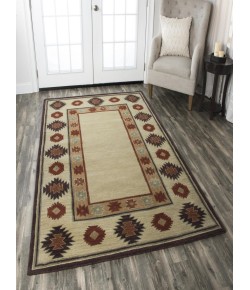 Rugs Town Ryder Tan RY1007 8 ft. X 8 ft. Round Rug