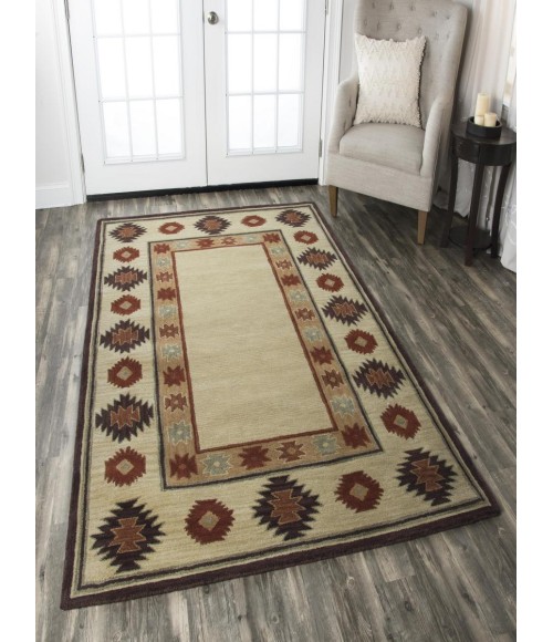Rugs Town Ryder Tan RY1007 5 ft. X 8 ft. Rectangle Rug