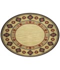 Rugs Town Ryder Tan RY1007 8 ft. X 8 ft. Round Rug