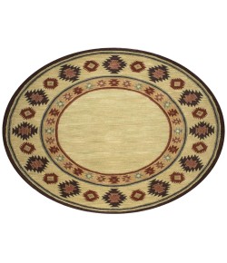 Rugs Town Ryder Tan RY1007 8 ft. X 8 ft. Round Rug
