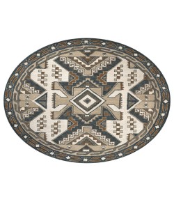 Rugs Town Ryder Grey RY1009 8 ft. X 8 ft. Round Rug