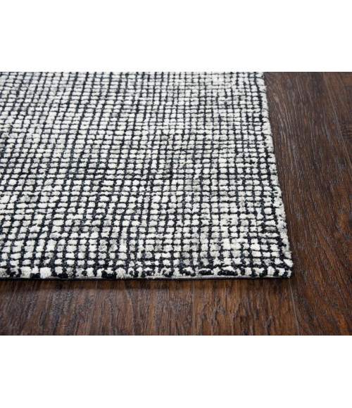 Rugs Town Storm Black Rug ST1001 3 ft. X 5 ft. Rectangle - Rugs Town Rugs Town Storm Black ST1001 3 ft. X 5 ft. Rectangle Rug