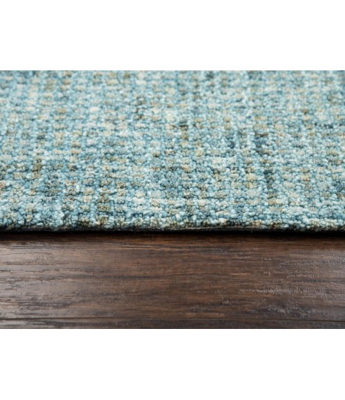 Rugs Town Storm Teal Rug ST1006 5 ft. X 8 ft. Rectangle - Rugs Town Rugs Town Storm Teal ST1006 5 ft. X 8 ft. Rectangle Rug