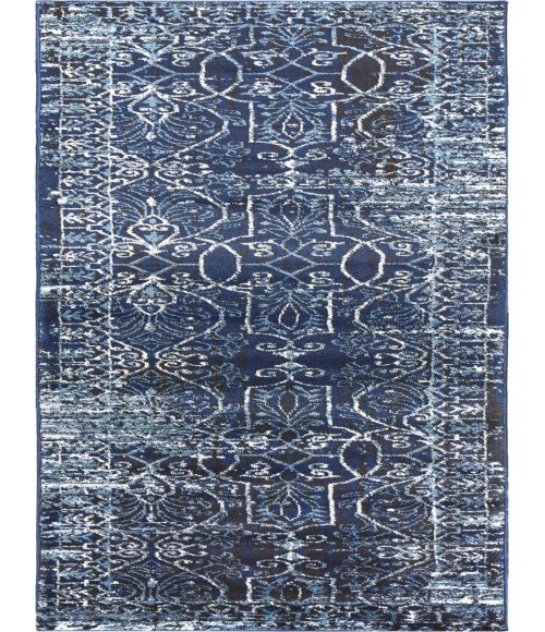 Rugs Town Swagger Dark Blue Rug SW1003 2 ft. 3 in. X 7 ft. 7 in. Rectangle - Rugs Town Rugs Town Swagger Dark Blue SW1003 2 ft. 3 in. X 7 ft. 7 in. Rectangle Rug