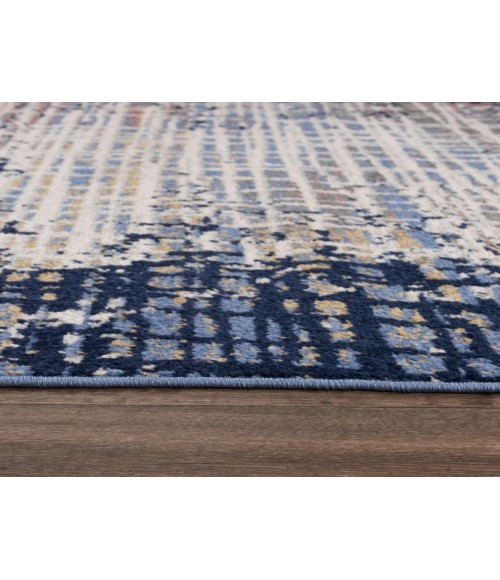 Rugs Town Tapestry Navy Rug TPR100 2 ft. 6 in. X 7 ft. 3 in. Rectangle - Rugs Town Rugs Town Tapestry Navy TPR100 2 ft. 6 in. X 7 ft. 3 in. Rectangle Rug