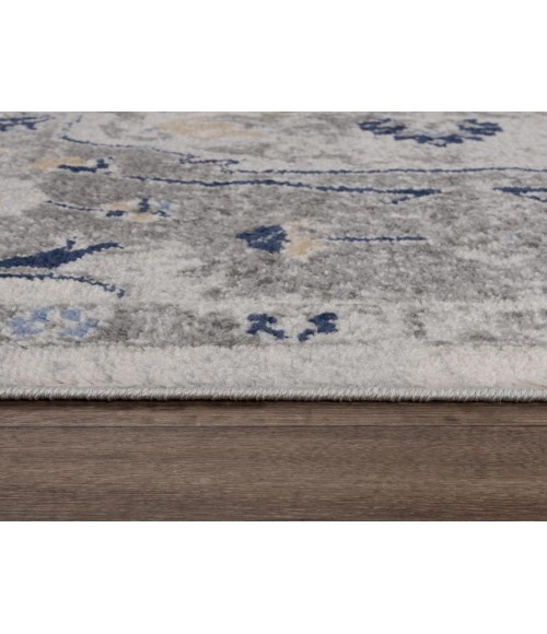 Rugs Town Tapestry Light Grey Rug TPR106 5 ft. 2 in. X 7 ft. 3 in. Rectangle - Rugs Town Rugs Town Tapestry Light Grey TPR106 5 ft. 2 in. X 7 ft. 3 in. Rectangle Rug