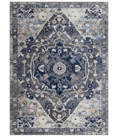 Rugs Town Tapestry Dark Grey Rug TPR108 5 ft. 2 in. X 7 ft. 3 in. Rectangle - Rugs Town Rugs Town Tapestry Dark Grey TPR108 5 ft. 2 in. X 7 ft. 3 in. Rectangle Rug