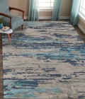 Abstract Area Rug Amer Abstract Glencoe Sand Hand-tufted Wool Blend Area Rug 2'x3'