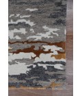 Amer Abstract Glencoe Orange Hand-tufted Wool Blend Area Rug 2'x3'