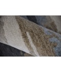 Abstract Area Rug Amer Abstract Gunter Tan/Blue Hand-tufted Wool Blend Area Rug 2'x3'