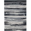 Amer Abstract ABS-6 Gunter Dark Gray Area Rug 4 ft. X 6 ft. Rectangle