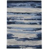 Amer Abstract ABS-7 Gunter Navy Area Rug 8 ft. X 10 ft. Rectangle