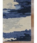 Amer Abstract Gunter Navy Hand-tufted Wool Blend Area Rug 9'x13'