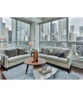 Affinity Area Rug Amer Affinity Londyn Light Blue Hand-Woven Viscose Area Rug 9' x 12'