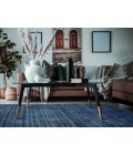 Amer Affinity Londyn Blue Sapphire Hand-Woven Viscose Area Rug 2' x 3'