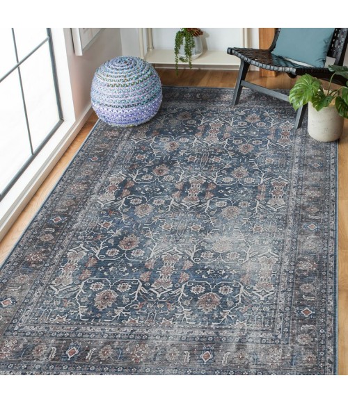 Amer ALASKA Blue/Green ALA-5 2 ft. X 3 ft. Rectangle Rug
