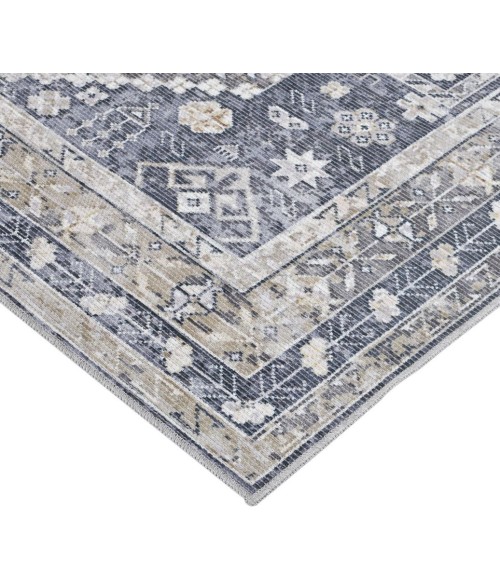 Amer ALASKA Gray/Musterd ALA-9 7 ft. 10 in. X 9 ft. 9 in. Rectangle Rug