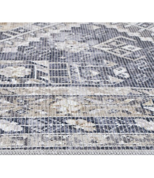 Amer ALASKA Gray/Musterd ALA-9 7 ft. 10 in. X 9 ft. 9 in. Rectangle Rug