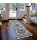 Amer Alexandria Earley Taupe Medallion Runner Rug 2'6"x10'3"