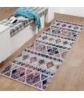 Amer Alexandria Tijera Multi-colored Geometric Runner Rug 2'x6'