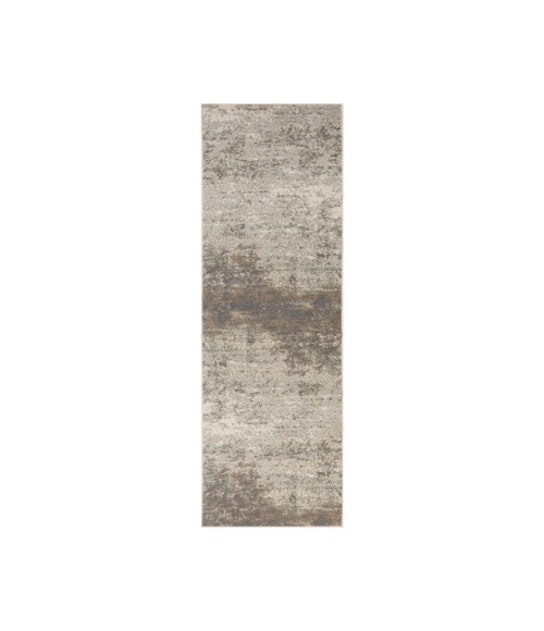 Alpine Amira Gray Abstract Area Rug