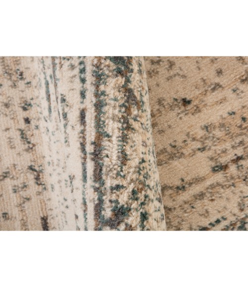 Alpine Grace Ivory Striped Area Rug