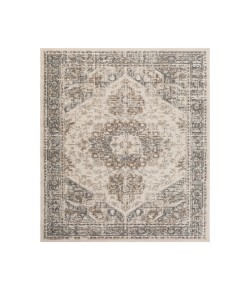 Amer Alpine Hashlei Light Beige Medallion Area Rug 7'10" x 10'2"