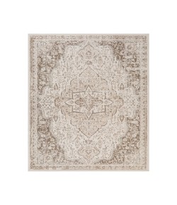 Amer Alpine Imara Light Cream Medallion Area Rug 7'10" x 10'2"