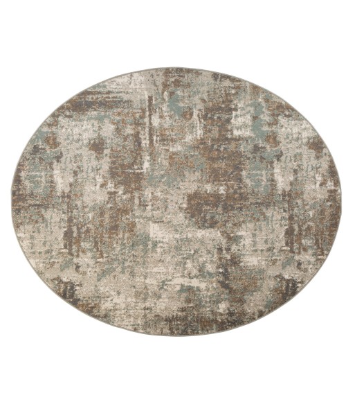 Alpine Bella Light Brown Abstract Area Rug