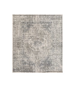 Amer Alpine Dale Medium Gray Medallion Area Rug 6'7" x 9'