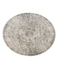 Alpine Dale Medium Gray Medallion Area Rug