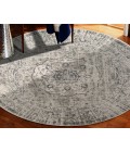 Alpine Dale Medium Gray Medallion Area Rug