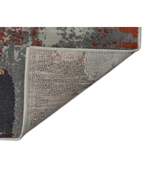 Alpine Ehra Rust Abstract Area Rug